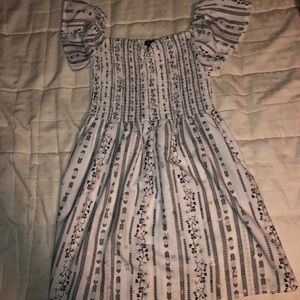 White dress with beautiful detail